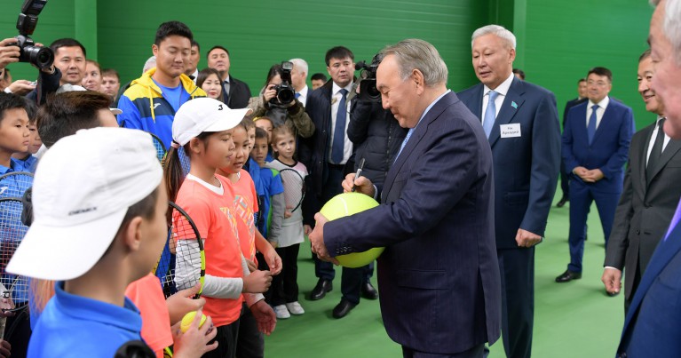 Елбасы «ACE Tennis Center» теннис орталығына барды