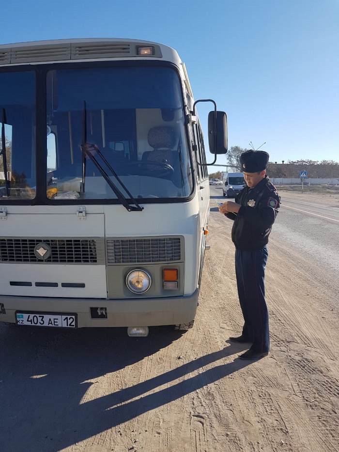 Ақтауда «Автобус» жедел алдын алу шарасы жүргізілді