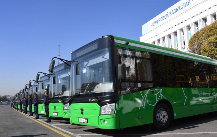 Алматыға 200 жаңа автобус әкелінді