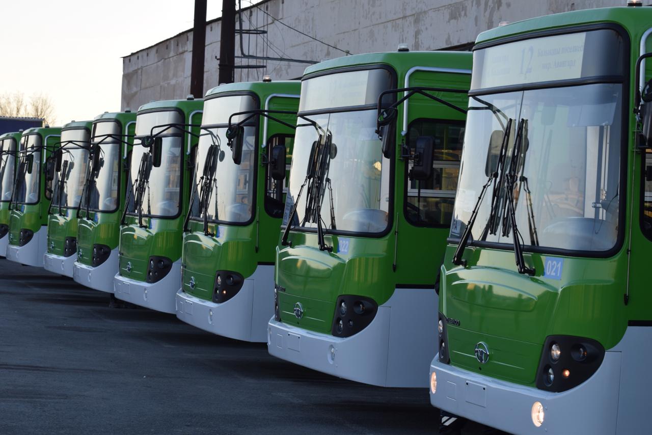 Атырауда қоғамдық көліктер паркі 15 жаңа автобуспен толықты