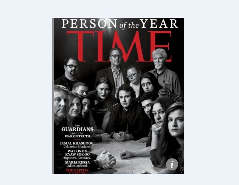 Time журналы Жамаль Хашогги мен журналистерді «Жыл адамы» деп таныды