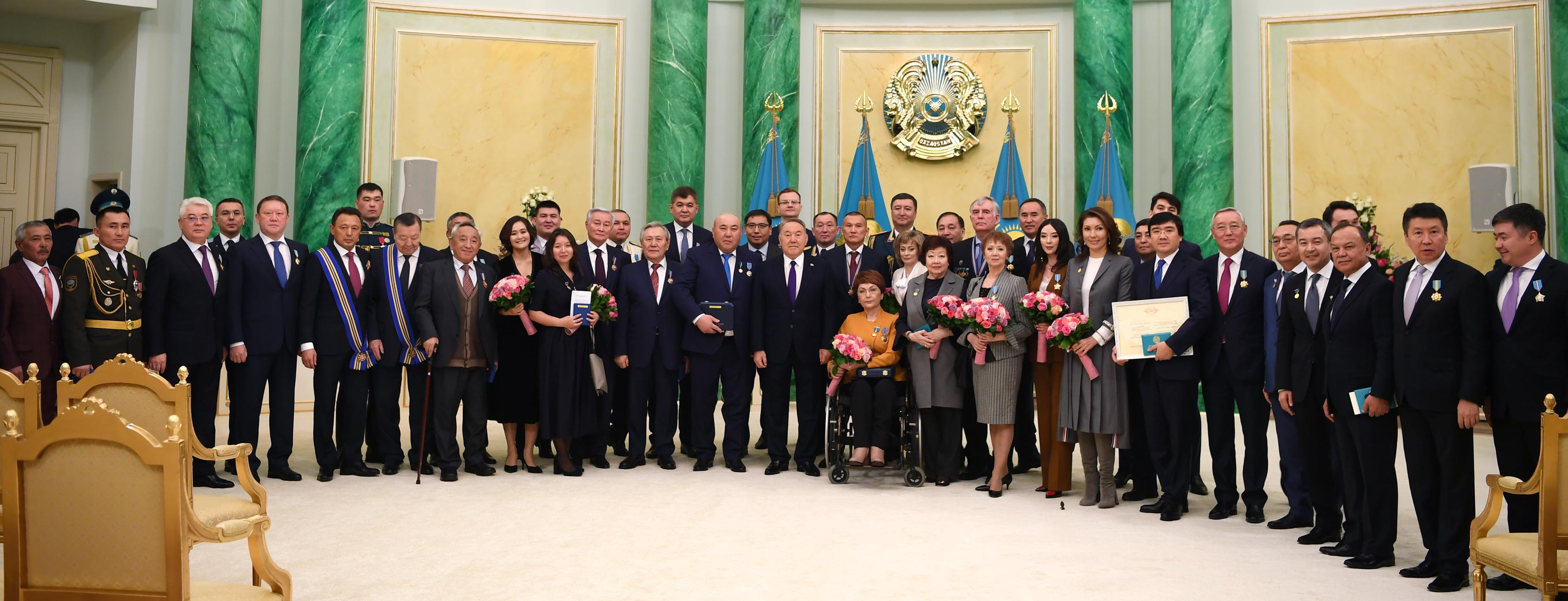 Қазақстан Президенті мемлекеттік наградалар мен сыйлықтар тапсыру рәсіміне қатысты
