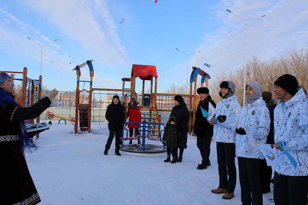 Степногорск қаласында жаңа спорт алаңы ашылды