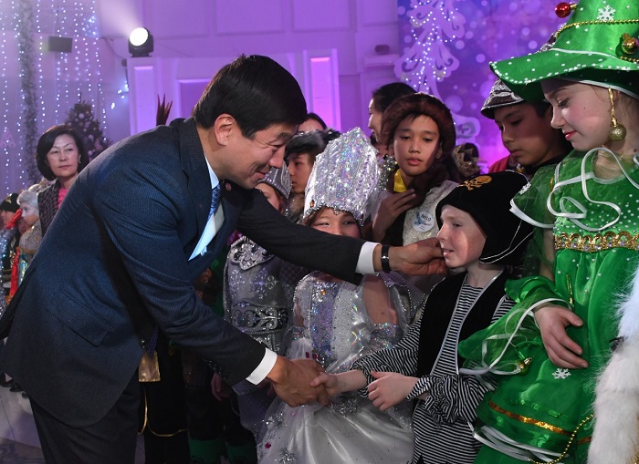 Алматылық балдырғандар Президенттік Жаңа жыл шыршасына қатысты