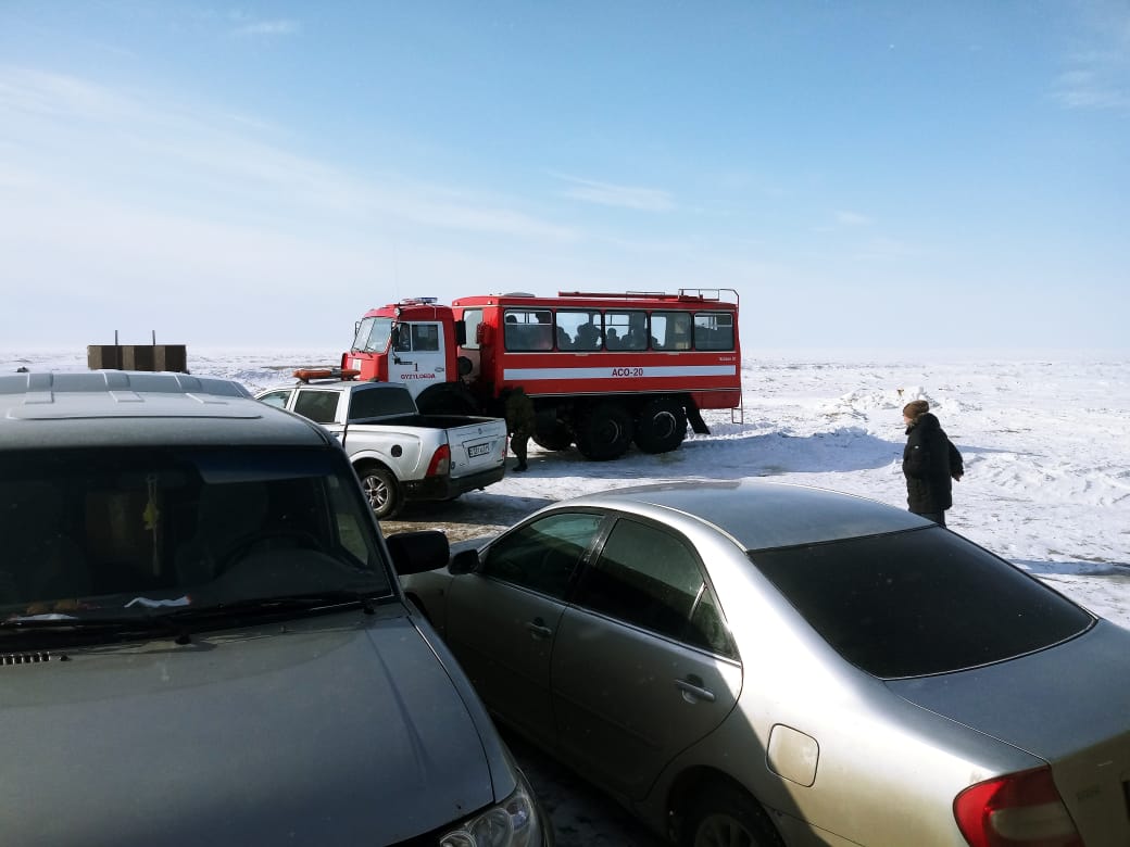 Қызылордада қар астында қалғандар құтқарылды