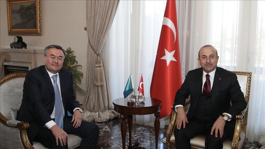 Мұхтар Тілеуберді Түркияда Мевлют Чавушоғлымен кездесті 