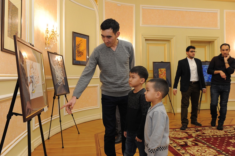 Елбасы кітапханасының музейінде «Иран каллиграммасы» көрмесі ашылды