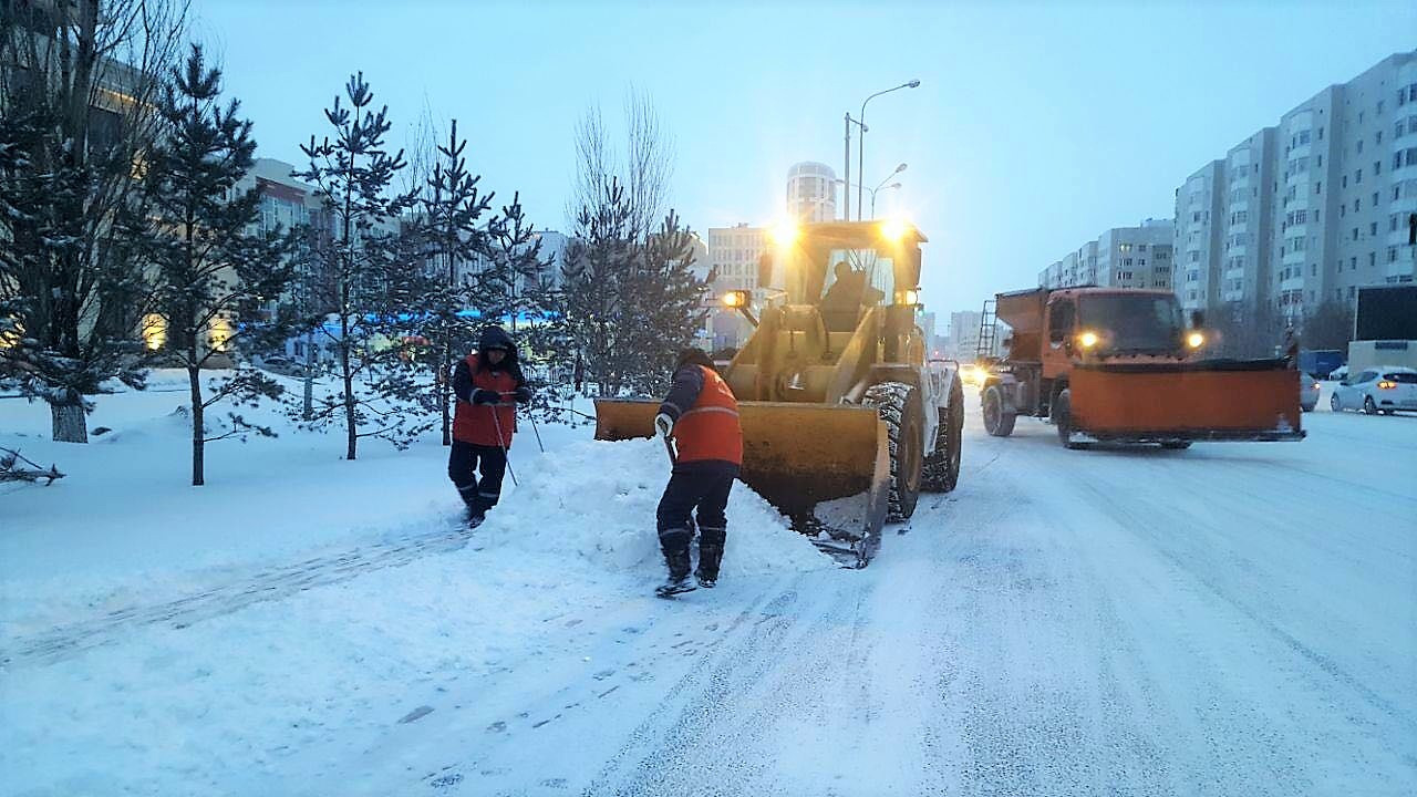 Өткен тәулікте 39 мың текше метрден астам қар жиналды