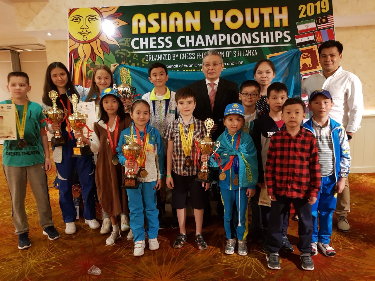 Шахматтан өткен Азия чемпионатында Қазақстан 18 медальға ие болды
