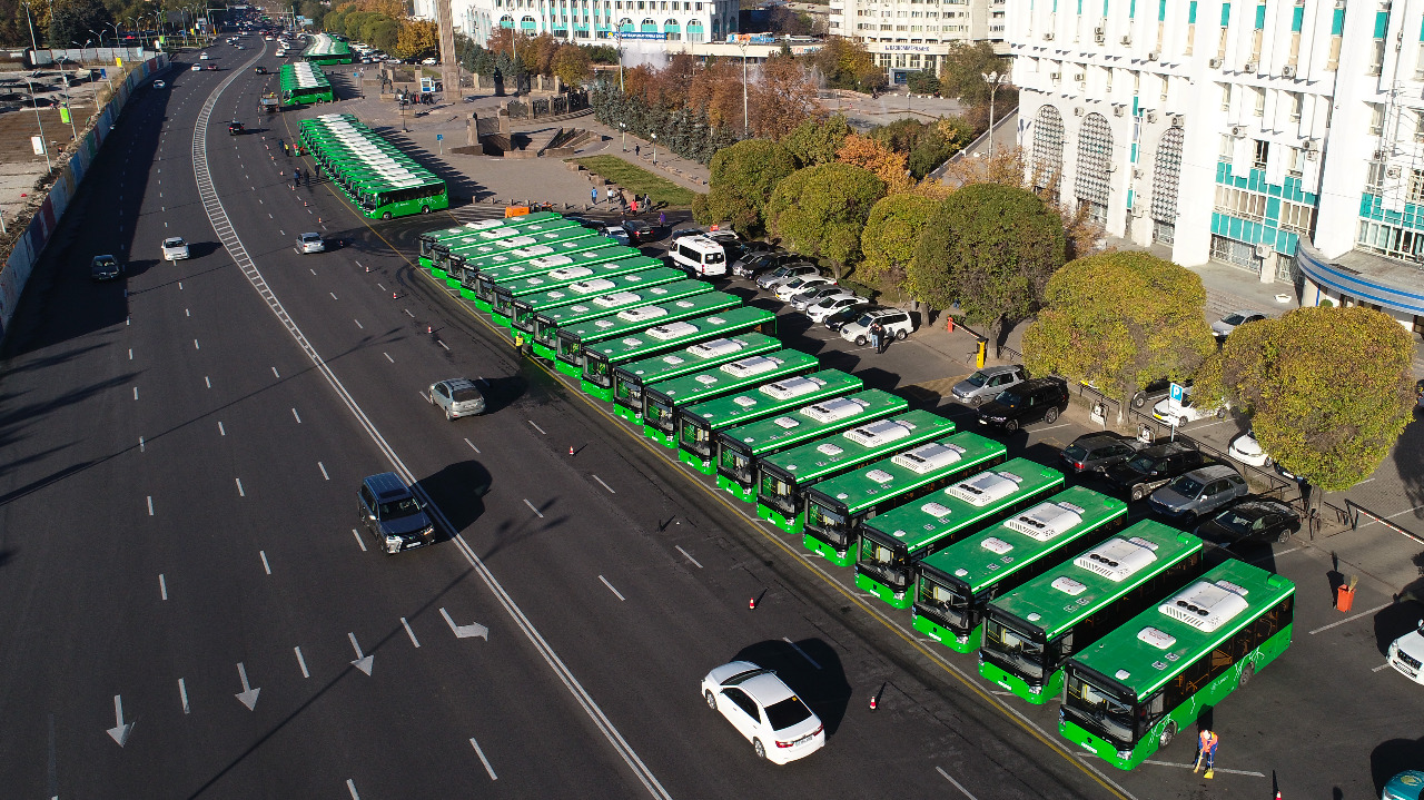 Алматыда 460 су  жаңа автобус жолға шығады