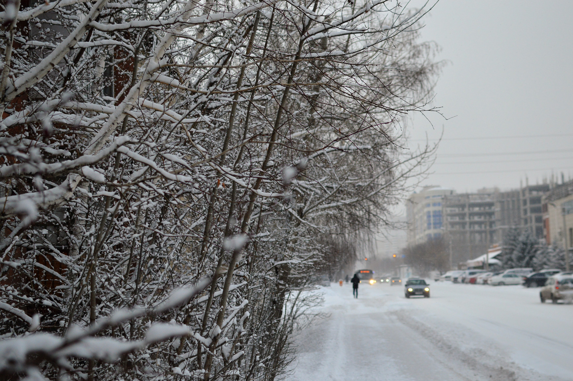 Демалыс күндері Елордада қар жауып, көктайғақ болады