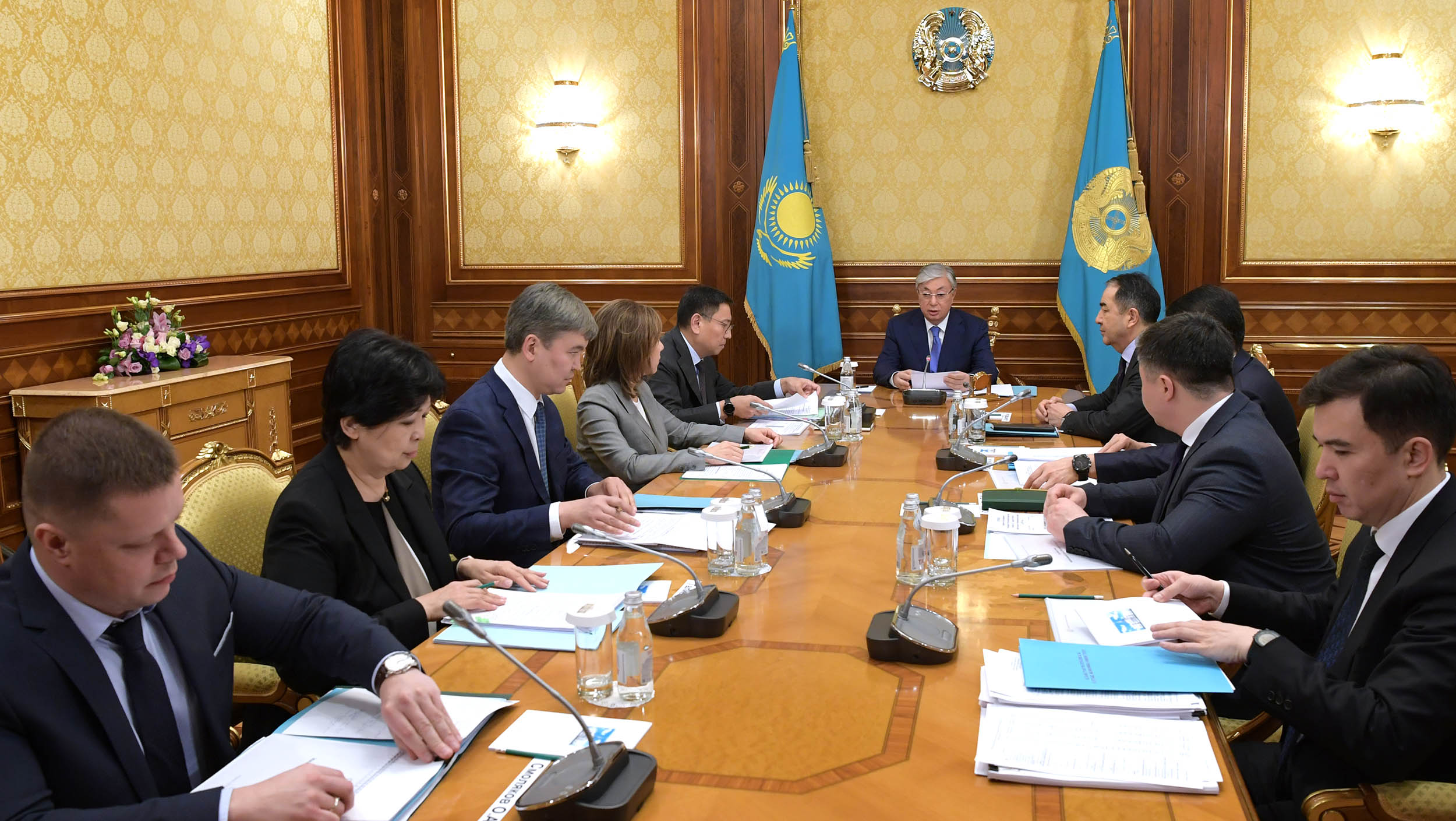 Қасым-Жомарт Тоқаев Ұлттық банктің 2018 жылғы жұмысының қорытындысы бойынша кеңес өткізді