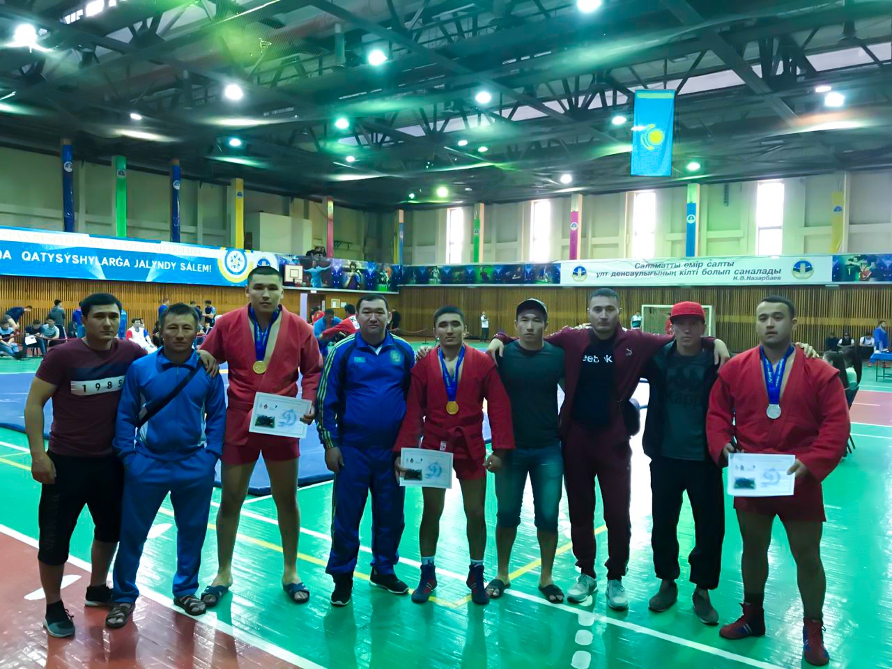 Қарағандылық сақшылар самбо жарысында көзге түсті