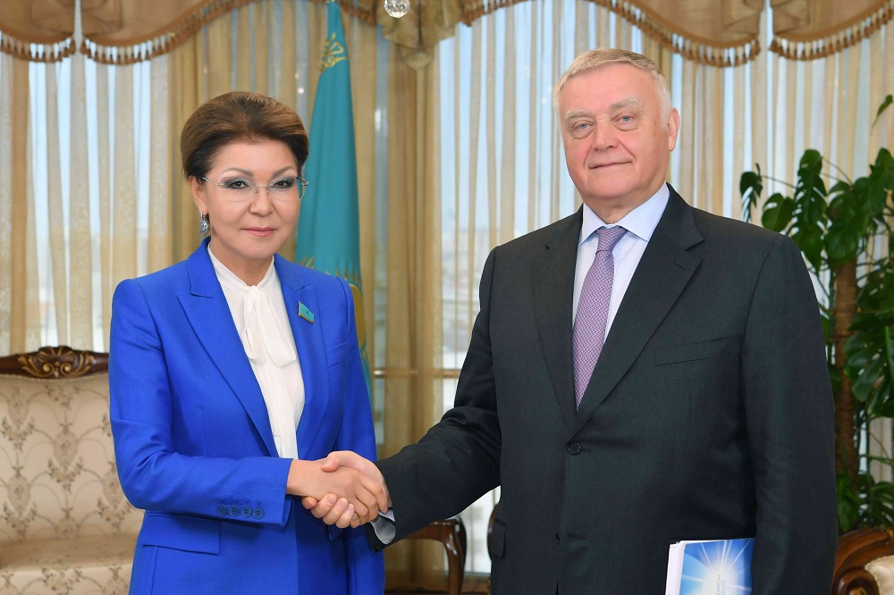 Дариға Назарбаева Владимир Якунинді қабылдады