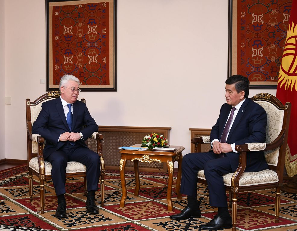 Қырғызстанның Президенті Қазақстан Сыртқы істер министрін қабылдады