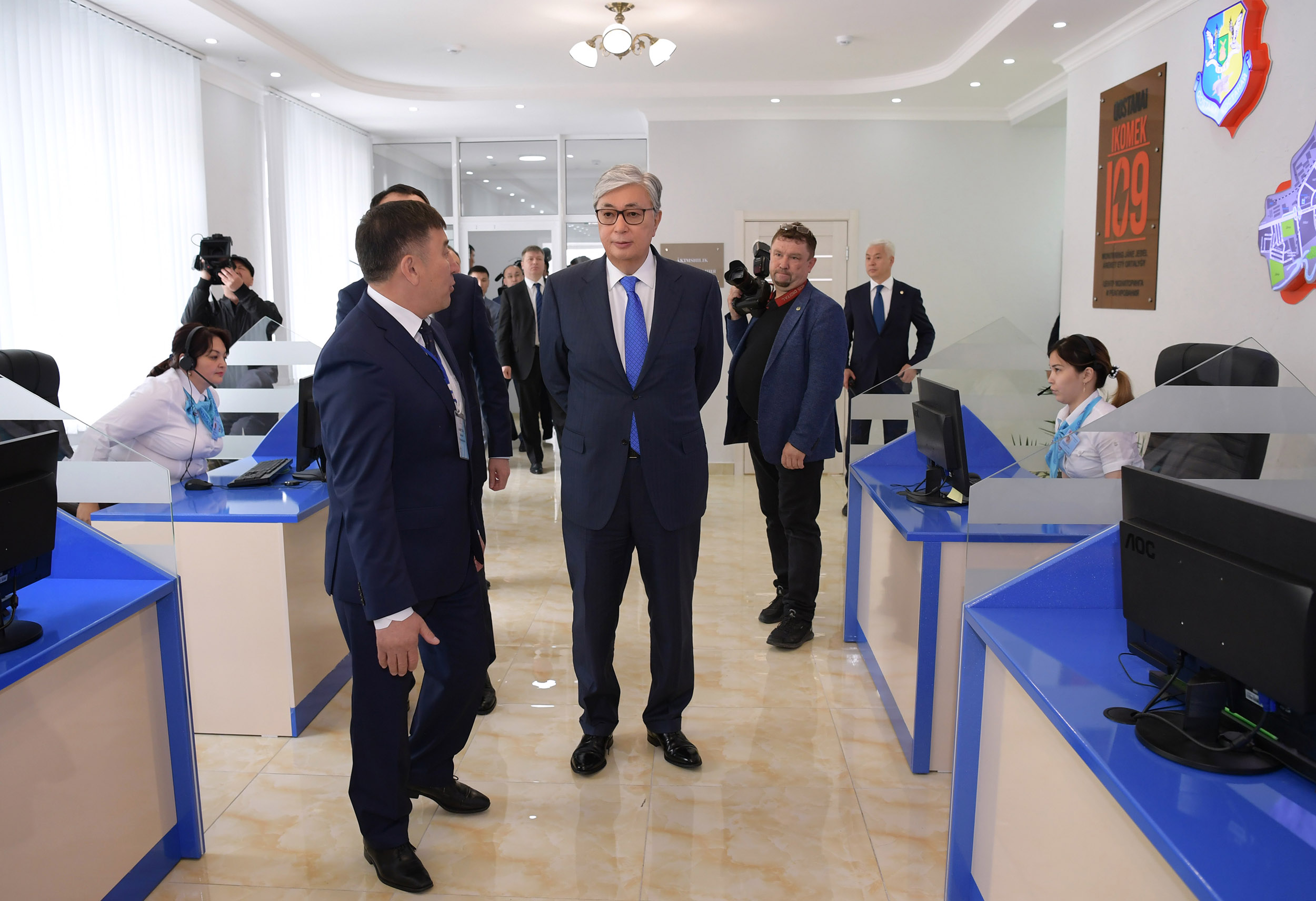 Қазақстан Президенті Қасым-Жомарт Тоқаев «iKomek» қоғамдық қабылдау жұмысымен танысты