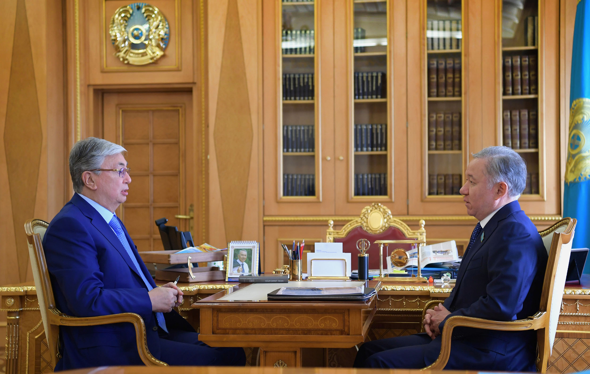Қасым-Жомарт Тоқаев Мәжіліс Төрағасы Нұрлан Нығматулинді қабылдады