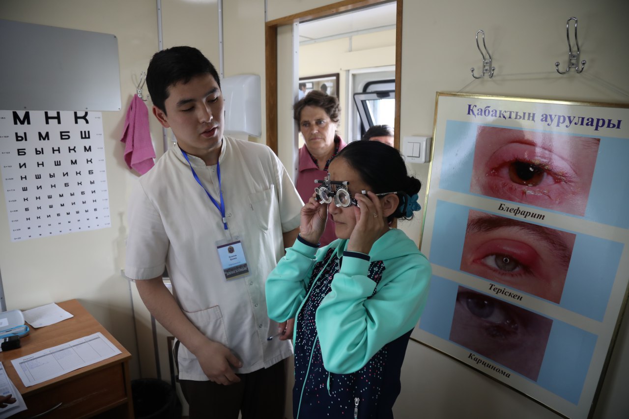 «Денсаулық» пойызы Ақмола өңіріне келді