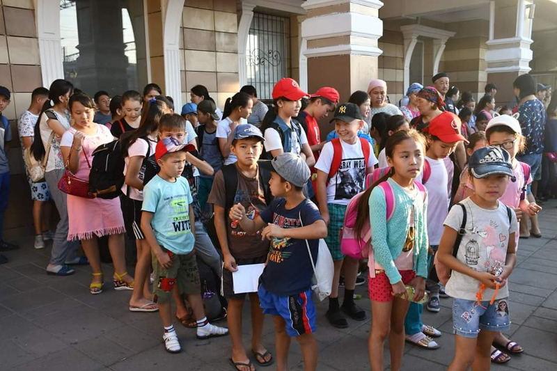 Арыстың балалары Алматыда демалады