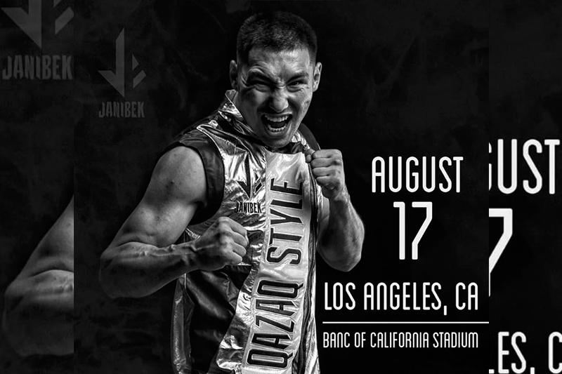 17 тамызда Жәнібек Әлімханұлы кезекті жекпе-жегін өткізеді