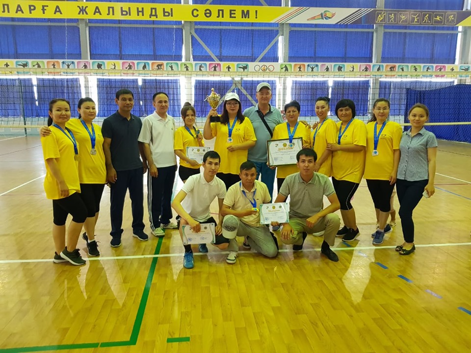 Әйелдер арасында волейболдан жарыс жеңімпаздары анықталды
