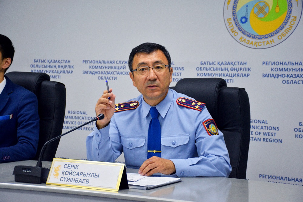 Батыс Қазақстан полициясы қылмыстың ашылуы жөнінен үшінші орында тұр