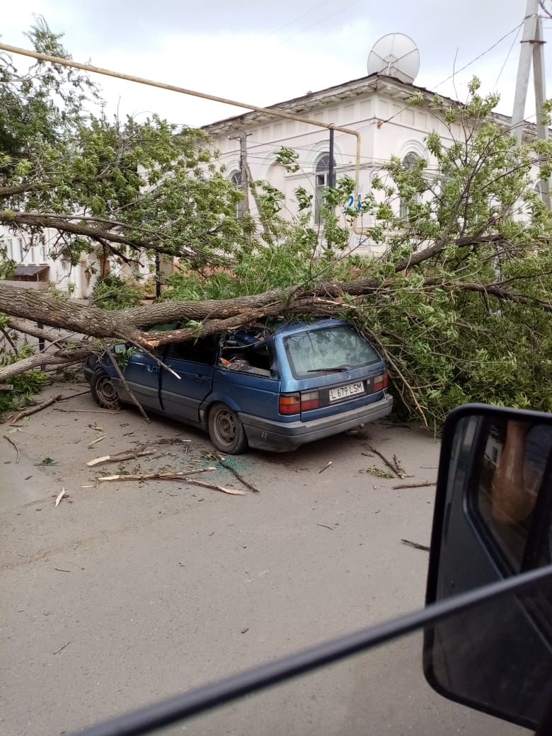 Батыс Қазақстан облысында күшті дауыл соқты