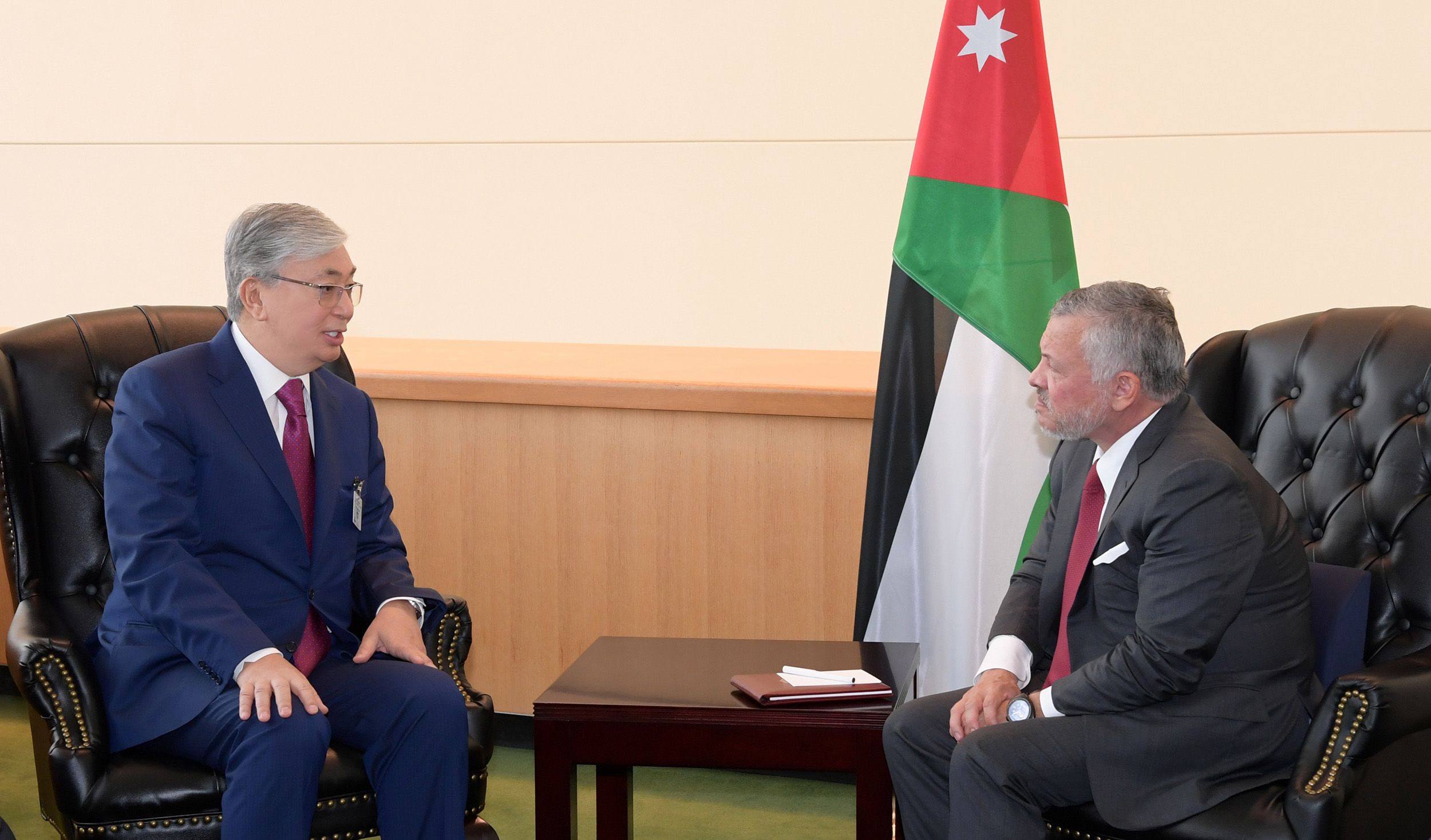 Президент Иордания Королі ІІ Абдалламен кездесті