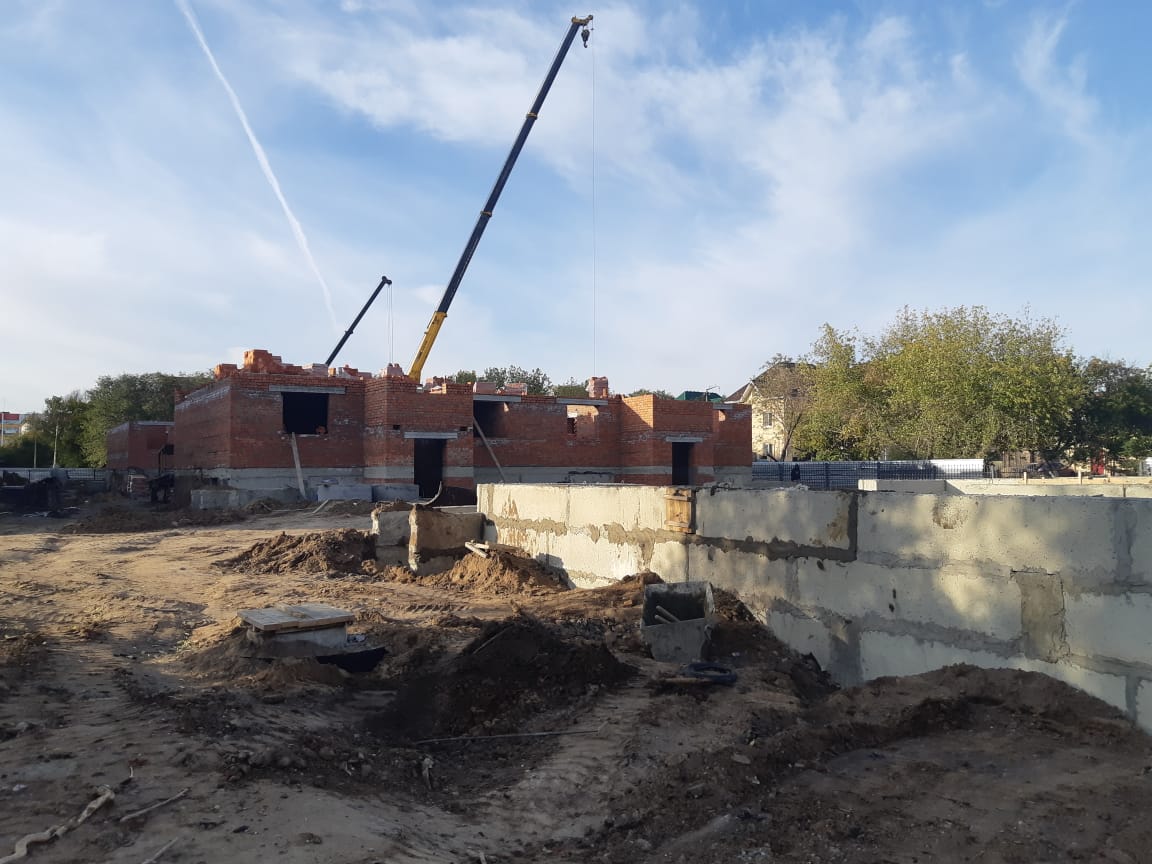 Қостанай педагогикалық университетінде үш қабатты 4 жатақхана салынып жатыр