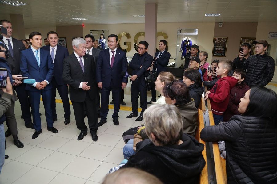 Бердібек Сапарбаев Қарағанды облысының жұртшылығымен кездесті