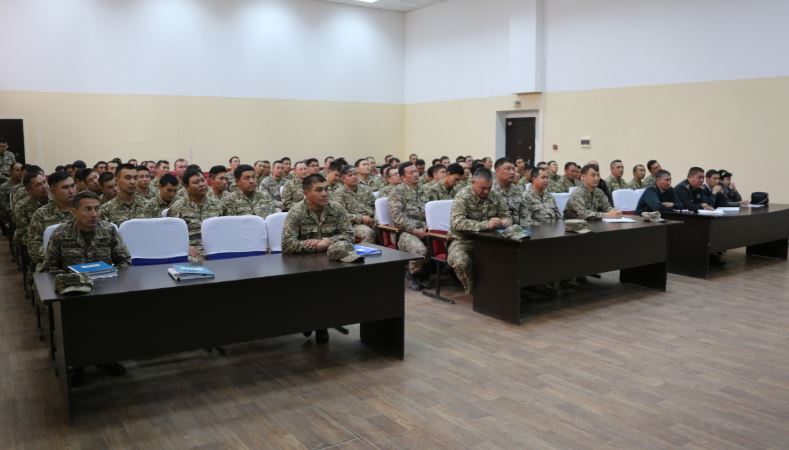 Атырауда әскери міндеттілермен оқу-жиындар өткізілді