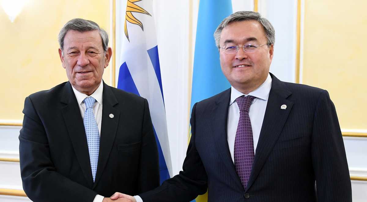 Қазақстан және Уругвай Сыртқы істер министрлерінің алғашқы кездесуі өтті