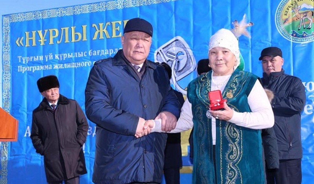 Сарыөзекте су жаңа шағын аудан салынды