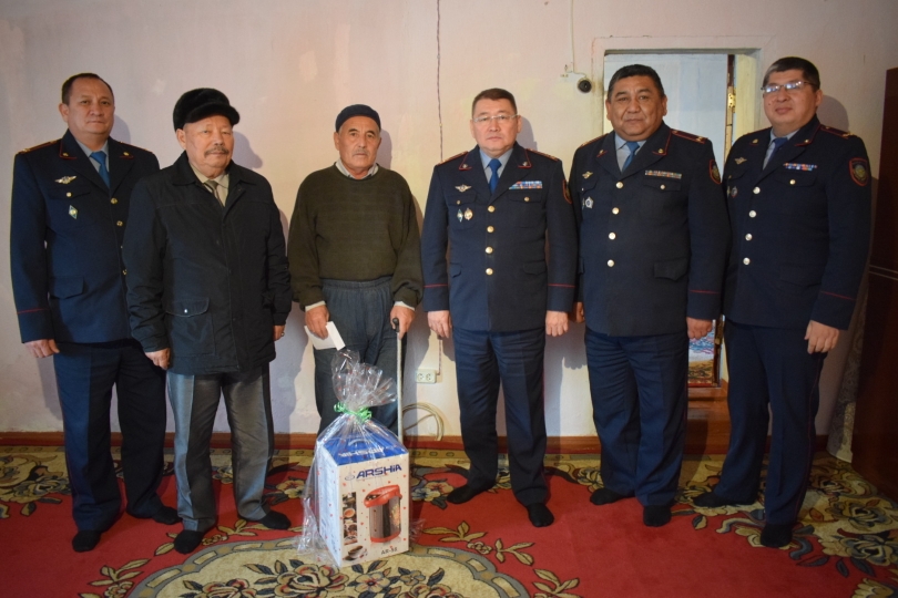 Маңғыстаулық полицейлер Түпқараған ауданында болды