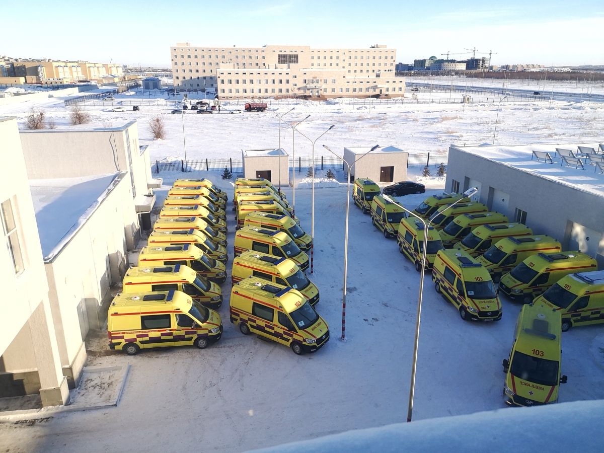 Нұр-Сұлтан қаласындағы Жедел медициналық көмек стансасы 52 жаңа автокөлікпен толықты