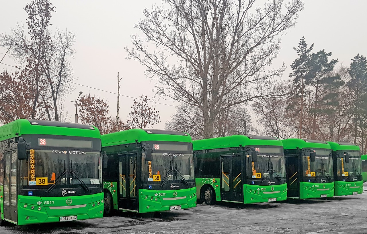 60 экологиялық автобус Алматы көшелеріне шықты