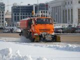 Елордада бүгін түнде 20 мың текше метрден астам қар шығарылды