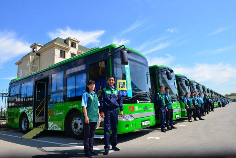 Биыл Шымкентке 590 жаңа автобус келеді