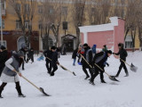 Қарағанды облысында Birgemiz акциясы аясында 30 мың адам қар күреді