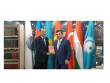 Түркі Академиясының президенті Өзбекстан елшісі Саидикрам Ниязходжаевпен кездесті