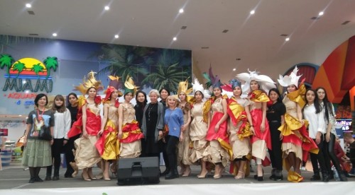 «Vivid creation» жобасы аясында  студент дизайнерлердің шығармашалық жұмыстары қойылды