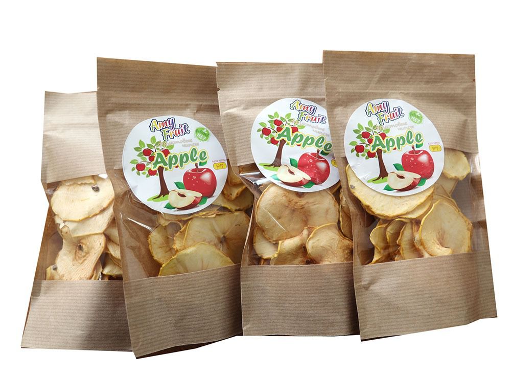 Жемістен чипс жасайды