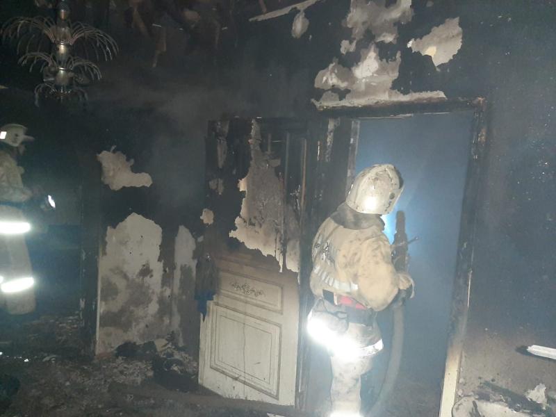 Қызылорда: Өрт шығып, бір адам қайтыс болды