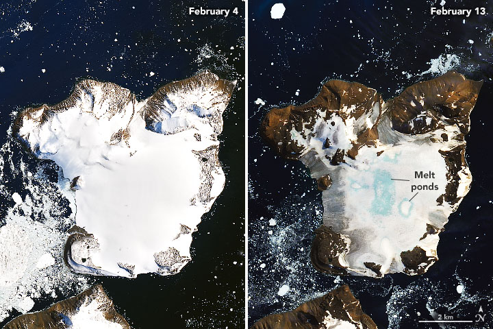 NASA Антарктиданың қалай жылдам еріп жатқанын көрсетті