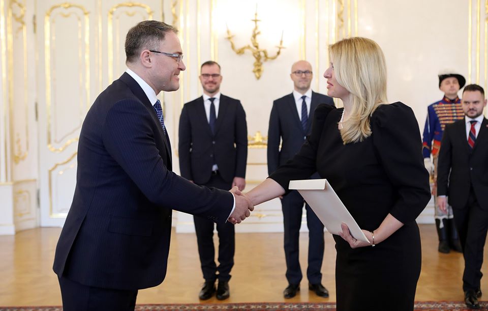 Қазақстан Елшісі Словакия Президентіне сенім грамоталарын тапсырды