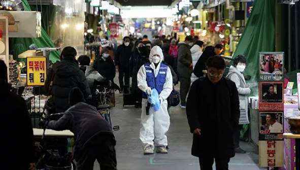 Оңтүстік Кореяда бір тәулікте 334 адам коронавирус жұқтырған