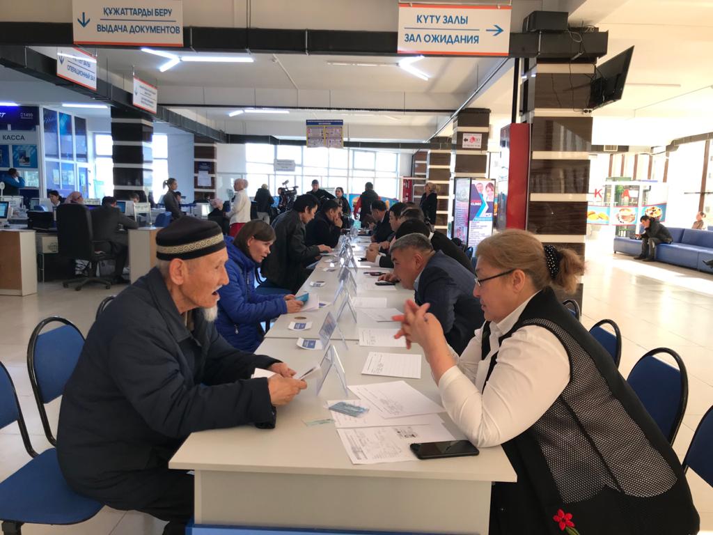 Шымкентте сала мамандары тұрғындарға тегін кеңес беруде