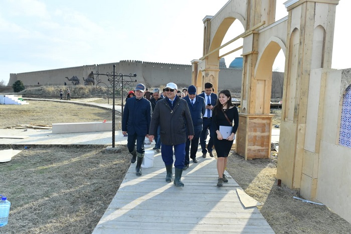 Түркістанда кесене жанынан «Этноауыл» кешені  бой көтерді