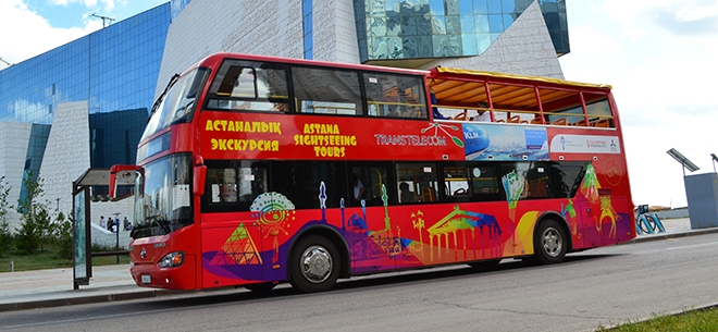 Red Bus экскурсиялық автобусы жаңа бағыт бойынша жүреді