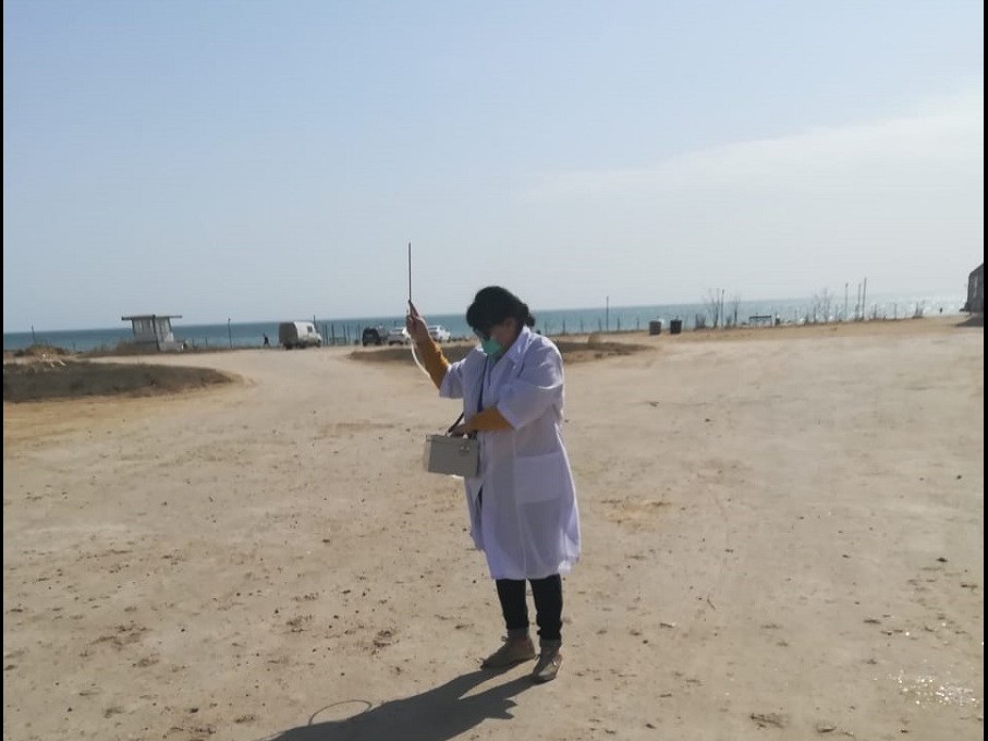 Маңғыстау: Экологтар ауадағы ақ ұнтақтан зиян жоқ деп хабарлады